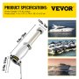 VEVOR Upper Bearing Carrier Puller, with MT0013 Drive Collar Shaft Adapter, Compatible with Yamaha, Johnson, Evinrude, Honda, Mercury, Steel Marine Upper Bearing Puller for Carrier Bearing Removing