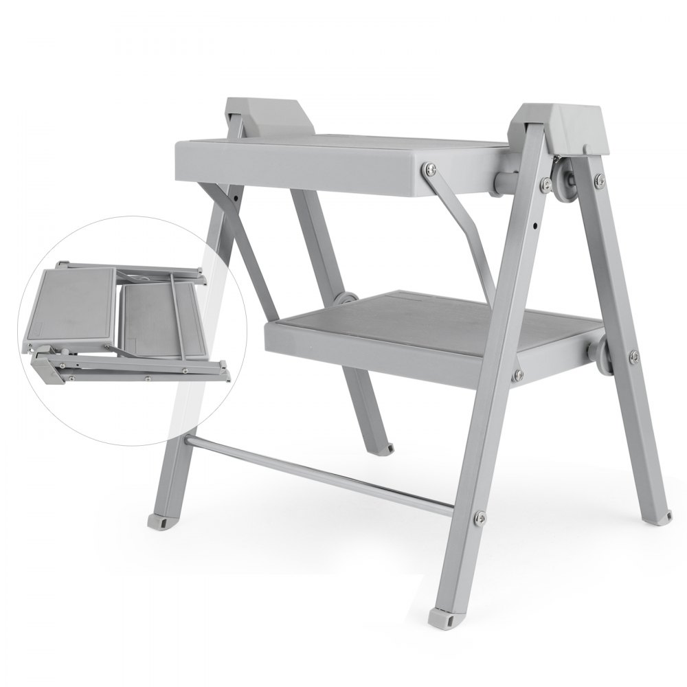 Double Folding Caravan Step Portable Accessories Ladder Camper Trailer Parts