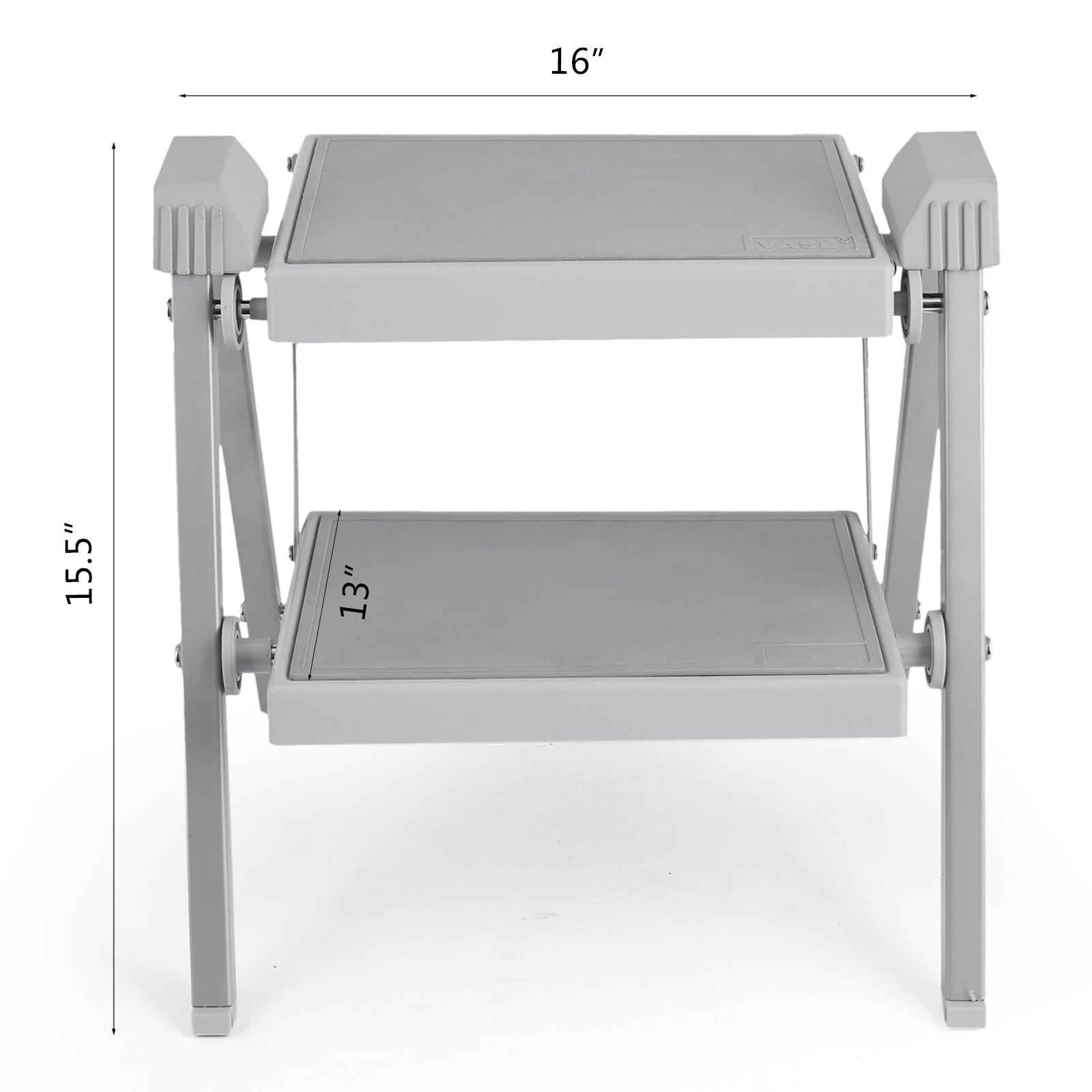Double Folding Caravan Step Portable Accessories Ladder Camper Trailer Parts
