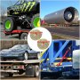 VEVOR Chain and Binder Kit, 5/16in-3/8in Ratchet Load Binders with 6600lbs Working Strength, Ratchet Binders and Chains, 5/16in x 20ft Chains w/ G70 Hooks, for Truck, Tie Down, Hauling, Towing Kit