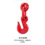 VEVOR Chain Binder 5/16in x 3/8in, Ratchet Load Binder 6600lbs Capacity, Ratchet Lever Binder w/ G70 Hooks, Adjustable Length, Ratchet Chain Binder for Tie Down, Hauling, Towing, 2-Pack in Red