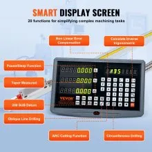 VEVOR Digital Readout 16'' & 18'' & 38'' Linear Scale 3 Axis DRO Display Kit