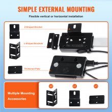 VEVOR Digital Readout 15.2 cm & 30.5 cm & 61 cm Linear Scale 3 Axis DRO Display Kit
