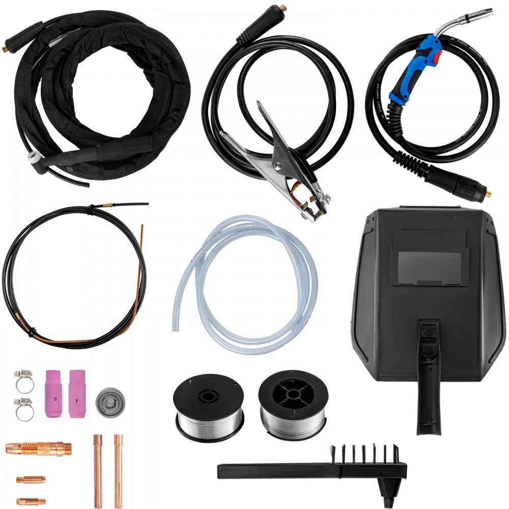 VEVOR MIG Welder Welding Machine 250A Flux Core 6 in 1 TIG/ MMA Aluminum Welding