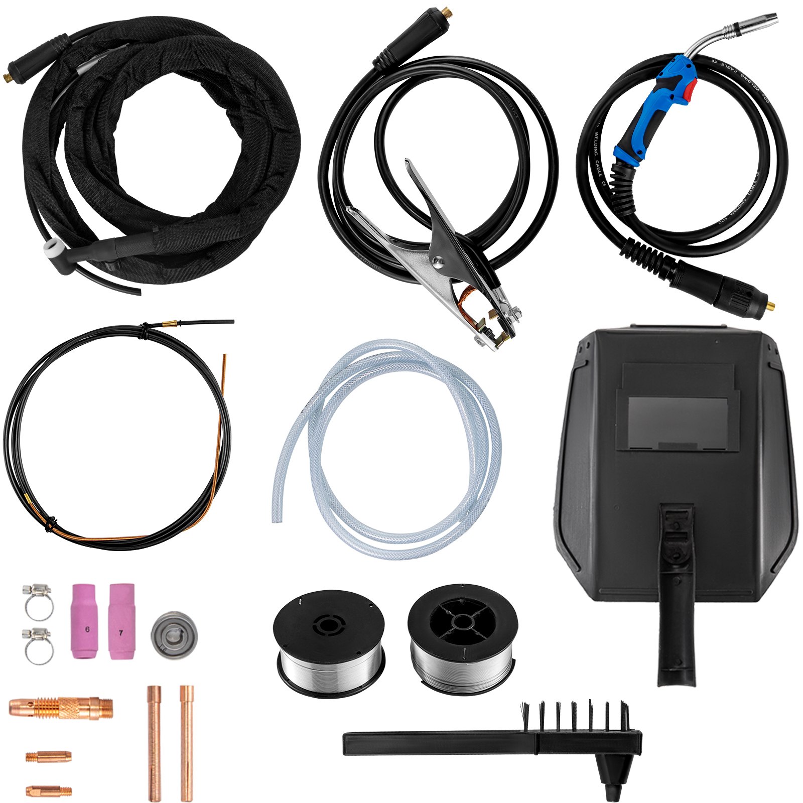 VEVOR MIG Welder Welding Machine 250A Flux Core 6 in 1 TIG/ MMA Aluminum Welding