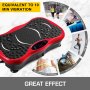 VEVOR Vibration Plate Platform Fitness Trainer Machine Full Body Exercise with Music Player