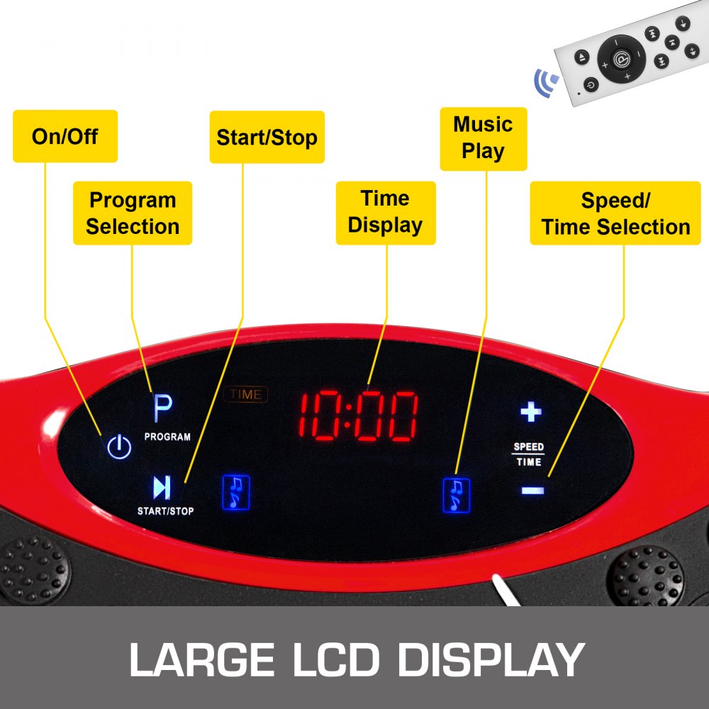 Vibration Fitness Platform Machine Plate Slim Body Shaper Massage Vibro 180Speed