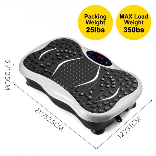 Vibration Platform Whole Body Massager Machine Exercise Fitness USB Player  Home | VEVOR AU