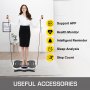 Vibration Platform Whole Body Massager Machine Exercise Fitness USB Player Home