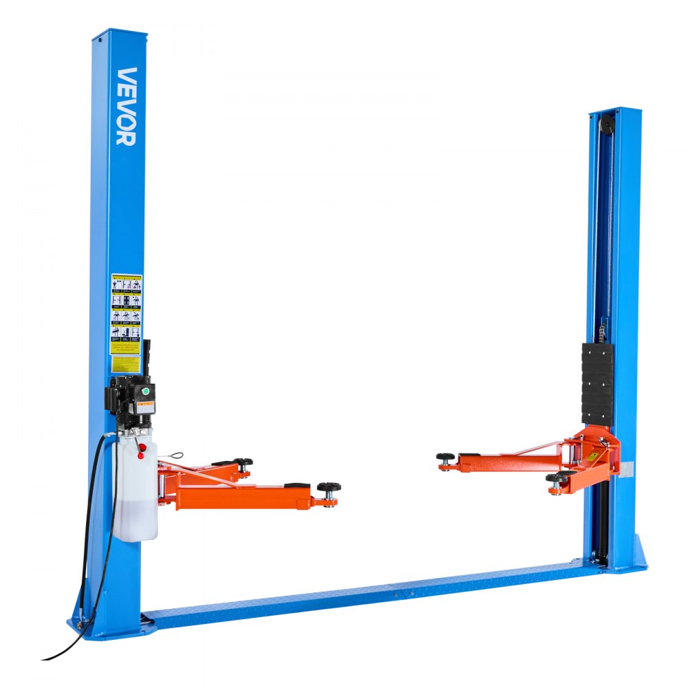 VEVOR 2 Post Lift, 9000 lbs Capacity, 220V 2.95 HP Powerful Motor, Two Post Car Lift Auto Hoist for Sedan SUV Pickup, Automotive Hoist 74.8 Inch Height for Home Garage, Repair Shop, Workshop, Blue