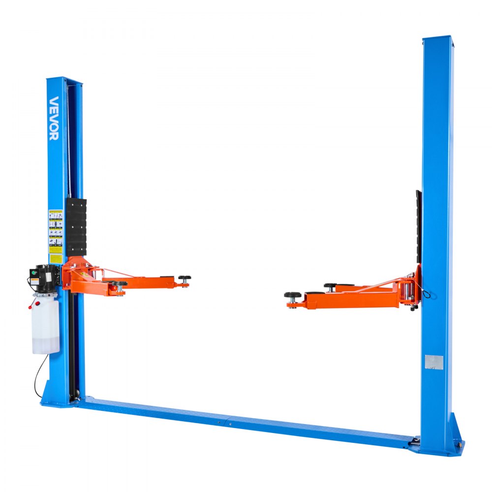 VEVOR 2 Post Lift, 9000 lbs Capacity, 220V 2.95 HP Powerful Motor, Two Post Car Lift Auto Hoist for Sedan SUV Pickup, Automotive Hoist 74.8 Inch Height for Home Garage, Repair Shop, Workshop, Blue