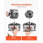 VEVOR 10 in 4-Jaw Self-Centering Lathe Chuck for Lathe Drilling Milling Machine