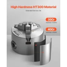 3 Inch 3-Jaw Self-Centering Lathe Chuck for Drilling Milling Machine 3D Printer