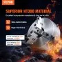 VEVOR 3-jaw lathe chuck, ht300 material, high hardness, non-deformable, 20cr chuck jaw, 40cr scroll.