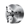 VEVOR 3-jaw lathe chuck with precision-engineered jaws and robust metallic finish.