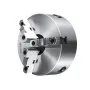 VEVOR 3-jaw lathe chuck with precision-engineered jaws and robust metallic finish.