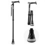 Walking Cane Folding Walking Stick with 8-Level Adjustable Height & Pivoting Tip