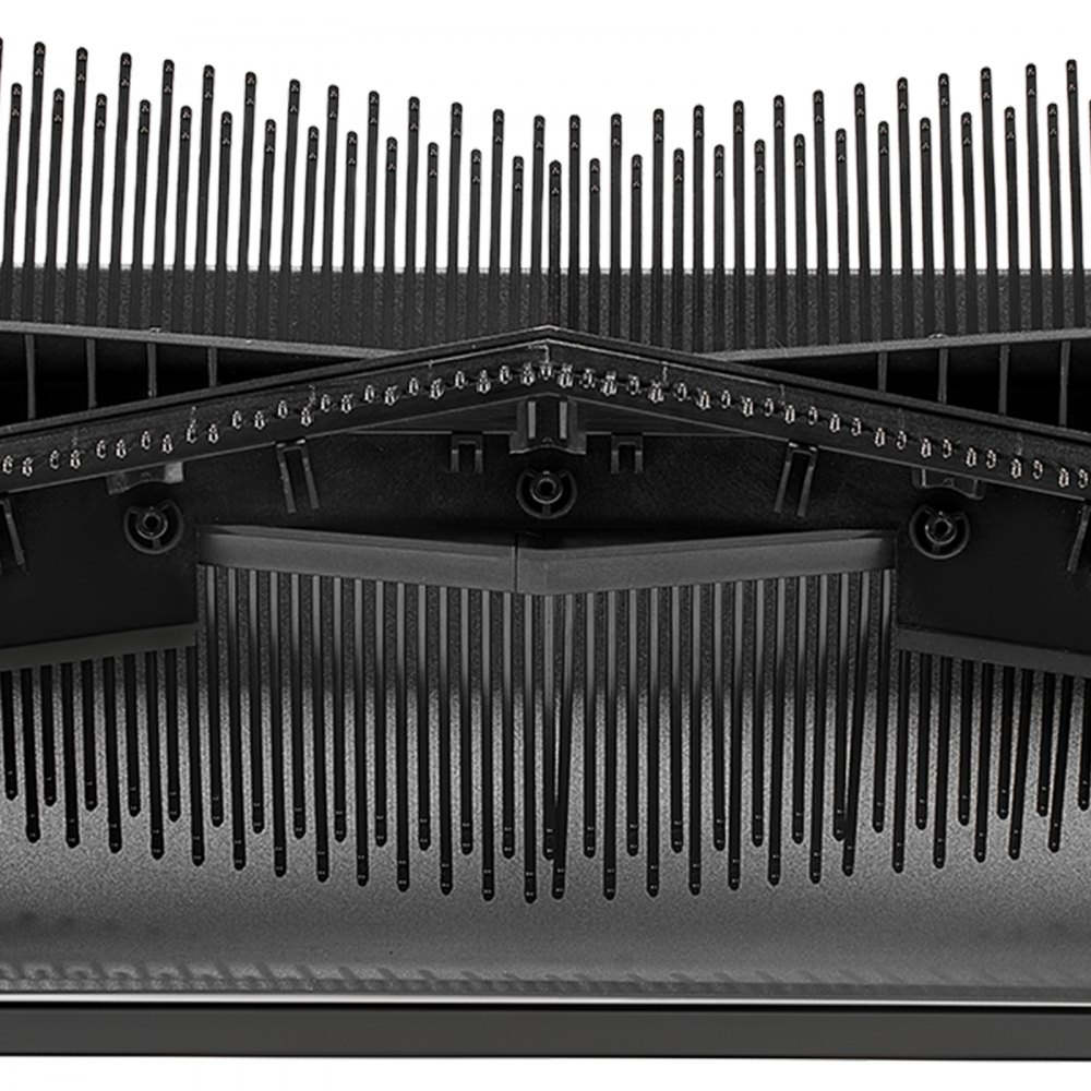 VEVOR 3 Packs Lawn Sweeper Brush Replacement, Compatible with VEVOR 76.2 cm Lawn & Leaf Collector Sweepers, Yard Sweeper Brush Paddle with Durable V-Shaped Bristles for Easy Grass Leaf Cleanup