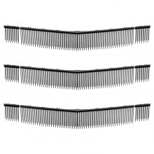 VEVOR 3 Packs Lawn Sweeper Brush Replacement, Compatible with VEVOR 30 in Lawn & Leaf Collector Sweepers, Yard Sweeper Brush Paddle with Durable V-Shaped Bristles for Easy Grass Leaf Cleanup
