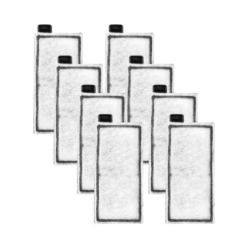 8 PCS Aquarium Filter Cotton Fish Tank Replacement for 5gal Glass CL20