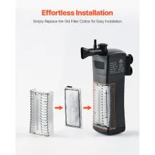 8 PCS Aquarium Filter Cotton Fish Tank Replacement for 5gal Glass CL20