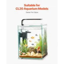 8 PCS Aquarium Filter Cotton Fish Tank Replacement for 5gal Glass CL20