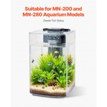 8 PCS Aquarium Filter Cotton Replacement for 2.5/3.5gal MN-200 MN-280