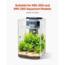 8 PCS Aquarium Filter Cotton Replacement for 2.5/3.5gal MN-200 MN-280