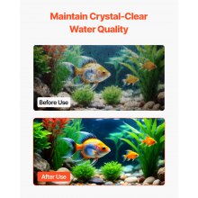 8 PCS Aquarium Filter Cotton Replacement for 2.5/3.5gal MN-200 MN-280