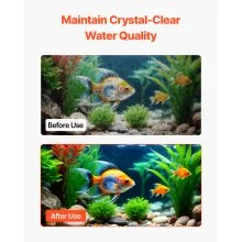 8 PCS Aquarium Filter Cotton Replacement for 2.5/3.5gal MN-200 MN-280