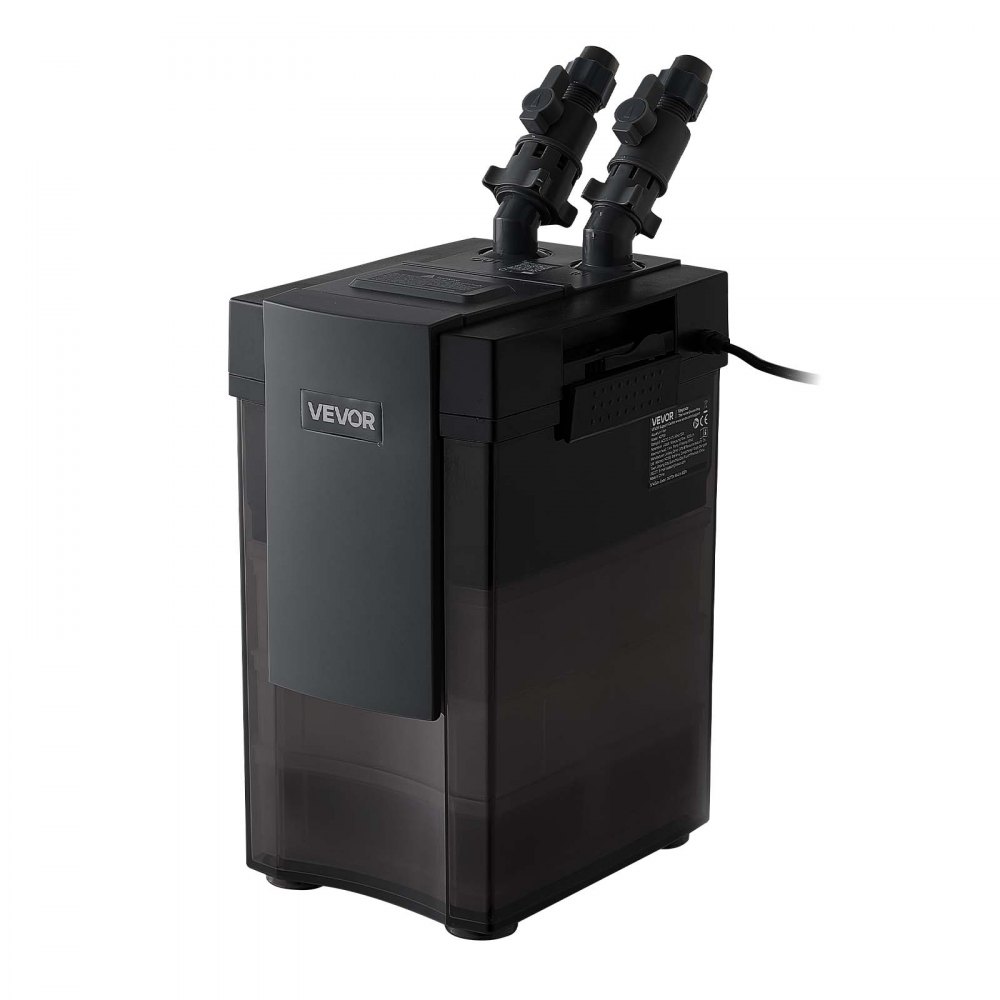 VEVOR Canister Filter 314 GPH 3-Stage External Aquarium Filter Copper Motor, for Fish Tanks, Aquariums, Adjustable Flow, Leak Protection, Powerful Water Circulation Cleaning Machine, Quite Operation