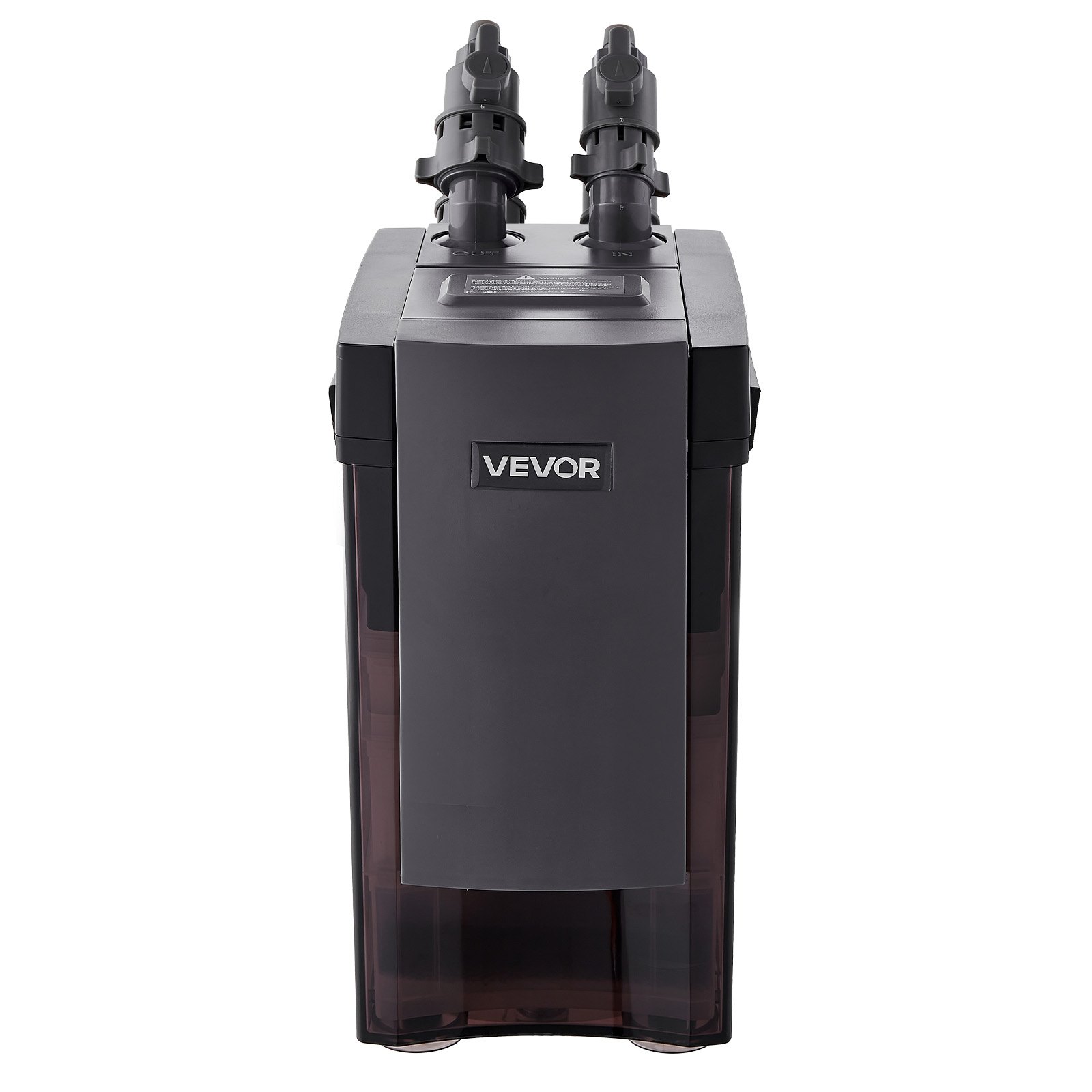 VEVOR 396GPH Canister Filter, 4-Stage External Aquarium Filter with Powerful Pump, Water Circulation Cleaning Machine with Media for Large Fish Tanks and Aquariums Up to 125 Gallons, for Freshwater