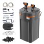 VEVOR 200 Gallon Aquarium Canister Filter 20w UV Lamp Fish Tank Quiet