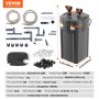 VEVOR Aquarium Filter 660GPH, 5-Stage Canister Filter 235 Gallon, Ultra-Quiet Internal Aquarium Filter with UV Protection, Submersible Power Filter with Multiple Function for Fish Tanks, 25W