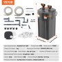 VEVOR Aquarium Filter 225GPH, 2-Stage Canister Filter 55 Gallon, Ultra-Quiet Internal Aquarium Filter with UV Protection, Submersible Power Filter with Multiple Function for Fish Tanks, 10W