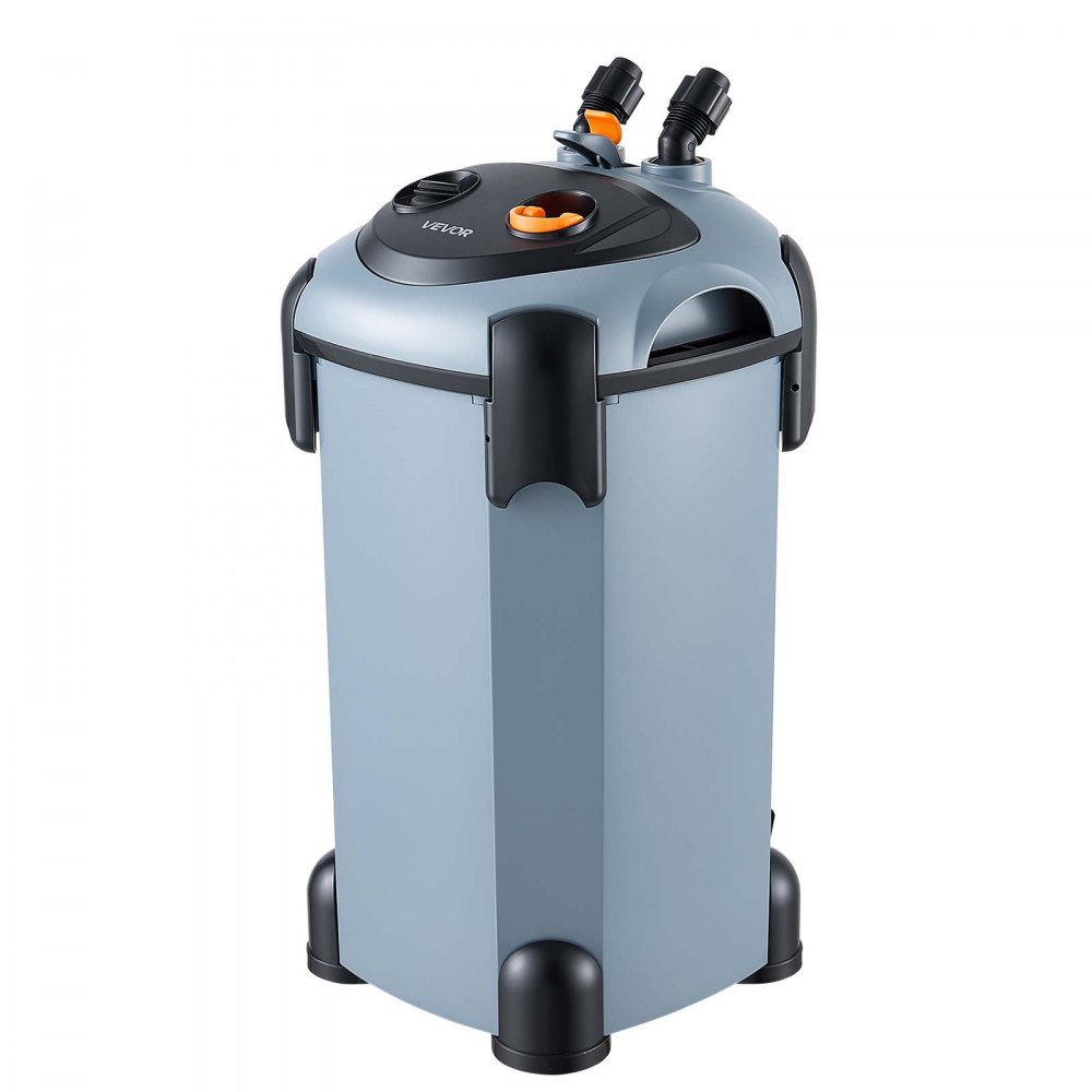 VEVOR Canister Filter 317 GPH 3-Stage External Aquarium Filter Copper Motor, for Fish Tanks, Aquariums, Adjustable Flow, Leak Protection, Powerful Water Circulation Cleaning Machine, Quite Operation