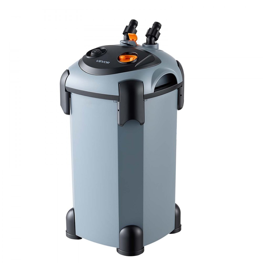 VEVOR Canister Filter 317 GPH 3-Stage External Aquarium Filter Copper Motor, for Fish Tanks, Aquariums, Adjustable Flow, Leak Protection, Powerful Water Circulation Cleaning Machine, Quite Operation