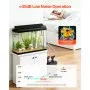 VEVOR 224.5GPH Canister Filter, 2-Stage External Aquarium Filter with Timed Light, Powerful Pump, Water Circulation Cleaning with Media for Large Fish Tanks & Aquariums Up to 55 Gallons, Freshwater
