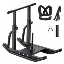 Weight Power Pull Push Sled Workout Fitness Strength Speed Training Sled Black