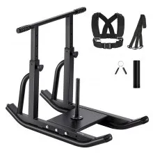 Weight Power Pull Push Sled Workout Fitness Strength Speed Training Sled Black