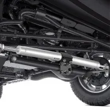 VEVOR Dual Steering Stabilizer, for 2003-2012 Dodge Ram 2500/3500 4WD, Dual Steering Stabilizer Kit Fits with 2 Inches of Suspension Lift or Higher, Enhanced Control & Reduced Vibration, Easy Install