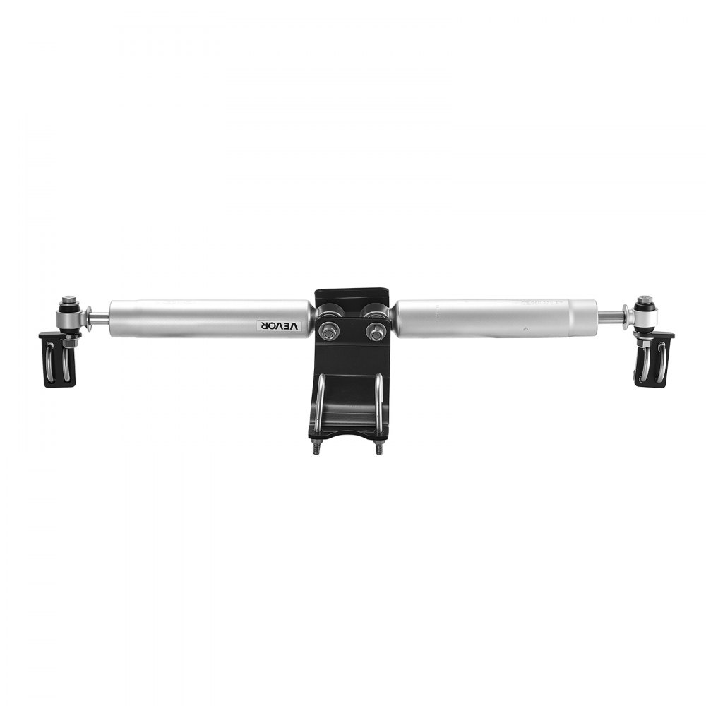 VEVOR Dual Steering Stabilizer, for 2007-2018 Jeep Wrangler JK, Dual Steering Stabilizer Kit Fits with 2 Inches of Suspension Lift or Higher, Enhanced Control & Reduced Vibration, Easy Installation