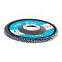 VEVOR Flap Discs 40 Grit, 4-1/2" x 7/8" Flap Discs for Angle Grinder, Type 29 Zirconia Flap Sanding Disc, Bevel Type Abrasive Grinding Wheels for Deburring, Rust Removal, Sanding, Finishing (10 Pack)