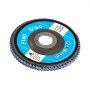 VEVOR Flap Discs 40 Grit, 4-1/2" x 7/8" Flap Discs for Angle Grinder, Type 29 Zirconia Flap Sanding Disc, Bevel Type Abrasive Grinding Wheels for Deburring, Rust Removal, Sanding, Finishing (10 Pack)