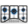 VEVOR Gas Cooktop 30 inch, Max 12250BTU 5 Burners Built-in Stainless Steel Gas Stove Top, LPG/NG Convertible Dual Fuel Natural Gas Hob with Thermocouple Protection