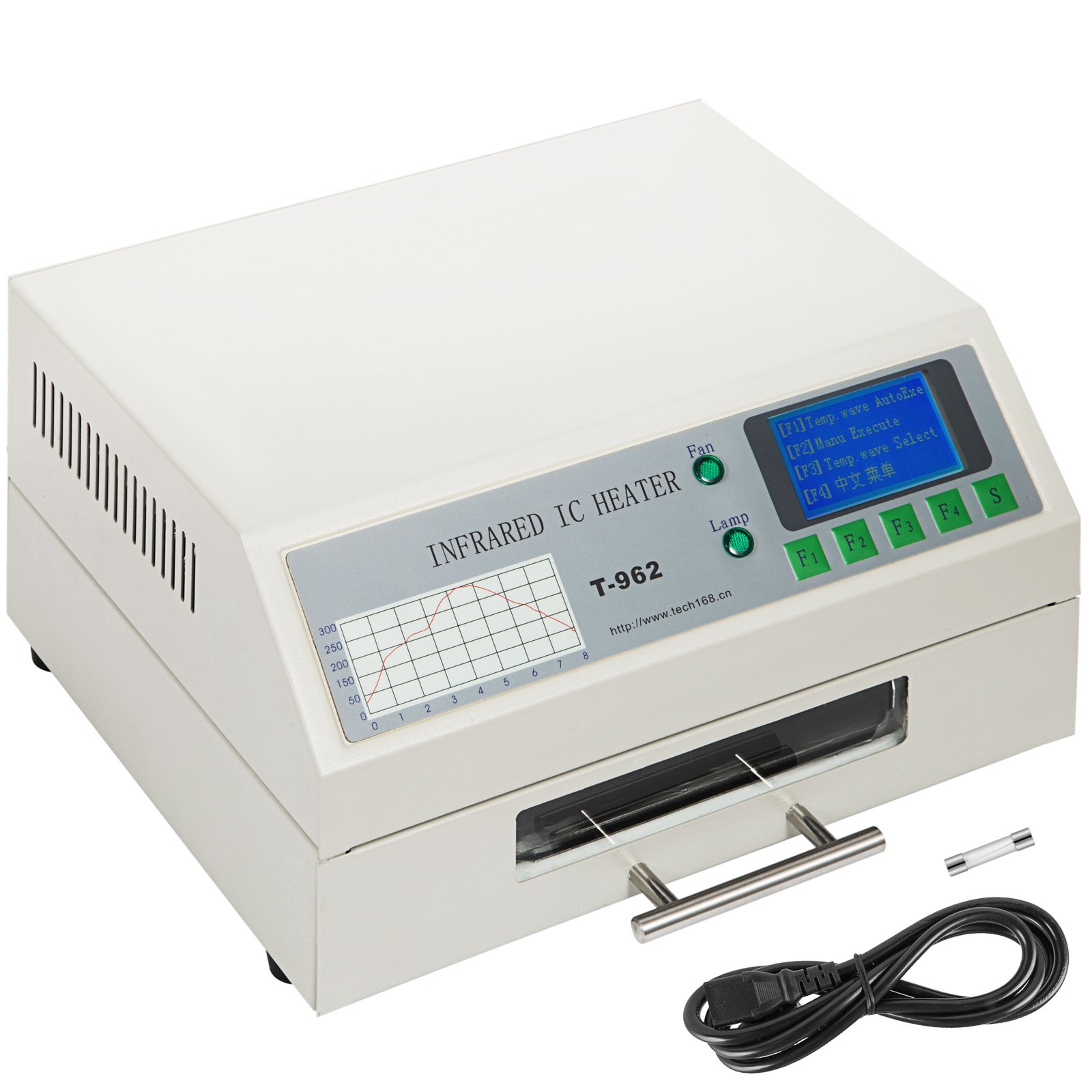 T962 800w Reflow Oven Infrared Smd Bga Solder Ic Heater Soldering Area 180×235mm