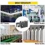 VEVOR Manual Round Bottle Labeling Machine Label Applicator 10-30pcs/min Black