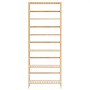 VEVOR 6-Tier Bamboo Shelf, Open Wood Bookshelf, Display Storage Rack Organizer, Freestanding Flower Plant Stand, Multifunctional Bamboo Bookshelf Ideal for Bathroom, Bedroom, Office, Study, Natural