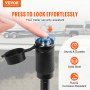 VEVOR Trailer Hitch Lock, 5/8-inch Diameter, Locking Receiver Pin with 2 Keys and 4 O-Rings, Weatherproof Anti-Theft Tow Lockable Pin with Dust, Mud & Gunk Protection, Fits for Truck, Boat, Bike, Car