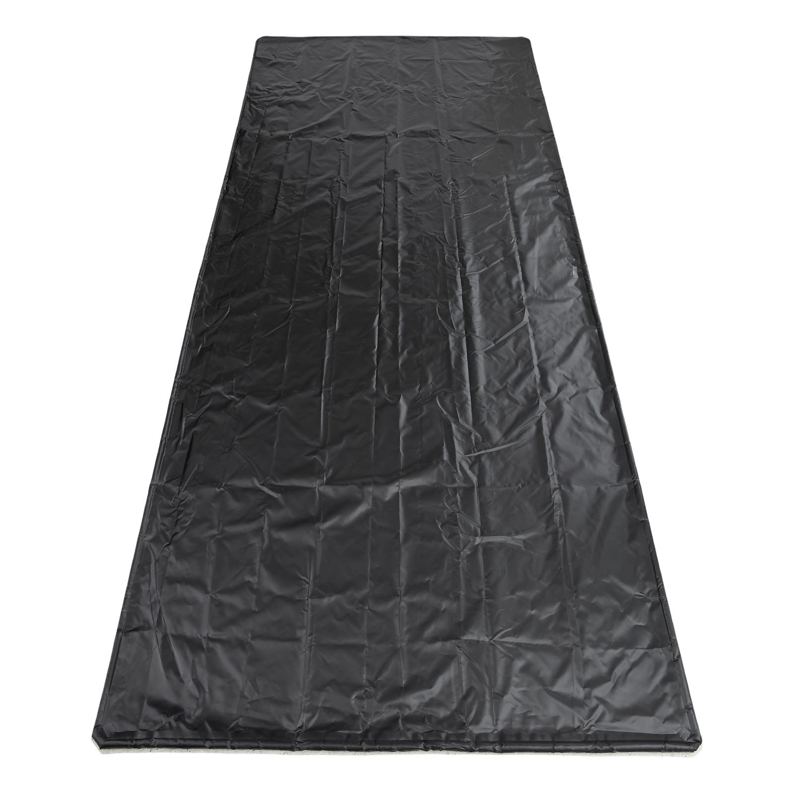 VEVOR Containment Mat, 2.4 x 5.5 m, Non-Slip PVC Garage Floor Mat with a Cleaning Squeegee Broom, Heavy Duty Durable Waterproof Containment Protection from Snow, Rain and Mud for Cars Parking, Black
